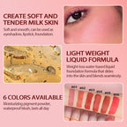 AKARY Mousse Liquid Blush, Soft Cream Makeup Blush, Cheek Tint(06#Mystery)