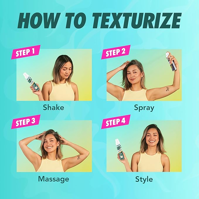 Batiste Texturizing Dry Shampoo, Refresh and Add Grip and Texture for Beachy Tousled Hair, 3.81 oz