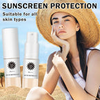 AWCCXMYM Sunscreen Powder Setting Powder SPF 35 Mineral Full Coverage Scalp Sunscreen Setting Spray Powder Makeup for Hair Face Body Flawless Skin, Vegan & Cruelty Free #Translucent