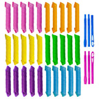 30pcs Heatless Hair Curlers Rollers Spiral Curls Styling Kit with 2 Styling Hooks, No Heat Curlers for Women Girl's Medium and Long Hair17.8”(45 cm)…