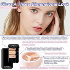 2PCS Tri Color Corrector Face Concealer Palette Set with Brush,Moisturizing Long Lasting Waterproof Color Correcting Concealer Full Coverage Cream Contour Foundation Makeup Palette Kit