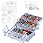 74 Colors Makeup Kit All-in-one Makeup Set, Cosmetic-Gift for Women -Include Makeup Brush Set, Eyeshadow Palette, Brow Powder, Eyebrow Pencil, Lip brush -(Multicolor 102)
