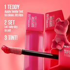 Maybelline Super Stay Teddy Lip Tint, Long Lasting Matte Lipstick For Up To 12HR Wear, Mascara Tear, 1 Count