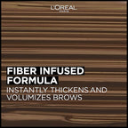 L'Oreal Paris Infallible Volumizing 24H Wear Brow Mascara, Long Lasting Eyebrow Makeup for 2X Fuller Eyebrows, 7.0 Blonde, 0.13 Fl Oz