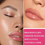 6 PCS Clear Glass Hydrating Lip Gloss Set,Essence Lip Stick Jelly Toothed Lip,Plumping Lip Oil Long Lasting Moisture,Lip Treatment,Lip Balm Kit,Lip Stains For Women,Lip Makeup