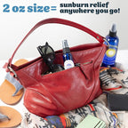 After Sun Moisturizing Spray & Hair Detangler Combo (3 Pack) - 12oz Full Size + 2oz Travel Size Hydrating Facial and Body Mist for Sunburn Relief + 8oz All Natural Leave-In Conditioner