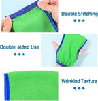 6 pcs exfoliating washcloth, korean