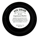 Espresso Coffee Chocolate Chestnut Cocoa Brown Matte Opaque Pressed Powder Single Vegan Eyeshadow; Talc, Paraben & Cruelty Free