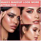 3PCS Polvo De Hadas Highlighter Glitter Stick Body Glitter Shimmer Face Brightening Highlighter Contour Powder Makeup Stick Face Fairy Glitter Highlighter Makeup-White,Pink,Golden brown