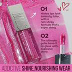 Mirror Glitter Lipstick, Sparkling Shimmer High Pigment Waterproof Long Lasting Lip Gloss, Shimmer Moisturizer Lip Gloss, Diamond Shiny Bold Glow Lip Stain for Lip Makeup (C16, 0.11 fl.oz)