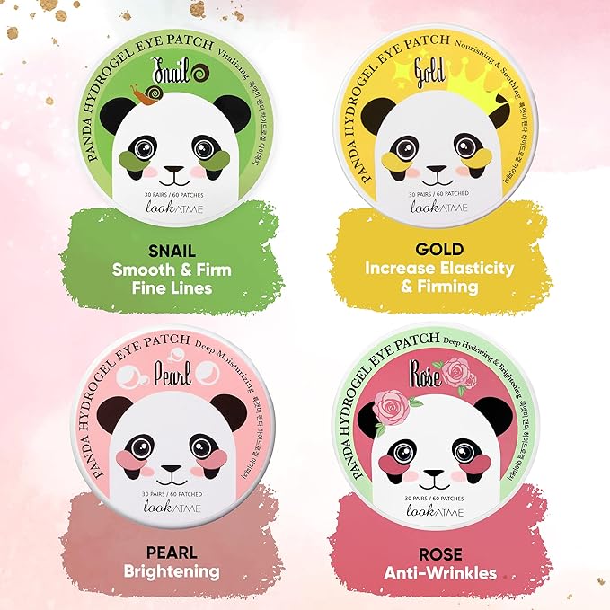 Under Eye Mask for Dark Circles, Puffiness and Eye Bags with Rose (60 Patches), Anti-Wrinkle for Puffy Eyes, Eye Masks with Hyaluronic Acid and Collagen Hydrogel Eye Gel Pads, Premium Korean Skincare