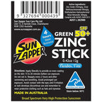 Sun Zapper Zinc Stick Mineral