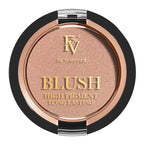 FV Long Lasting Powder Blush - Lightweight, Smooth & Blendable Cheek Makeup, High Buildable Color, Transfer-Resistant Shimmer Finish (Nude Shimmer, 0.17 OZ)