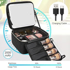 Relavel travel makeup bag with