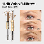 Revlon ColorStay Brow Fantasy, All In One Eyebrow Powder Pencil with Shaping Clear Gel, Gel Infused with Panthenol, Smudge-proof, 16HR Visibly Full Brows, 001 Ash Blonde