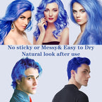 Blue Hair Color Wax, Temporary