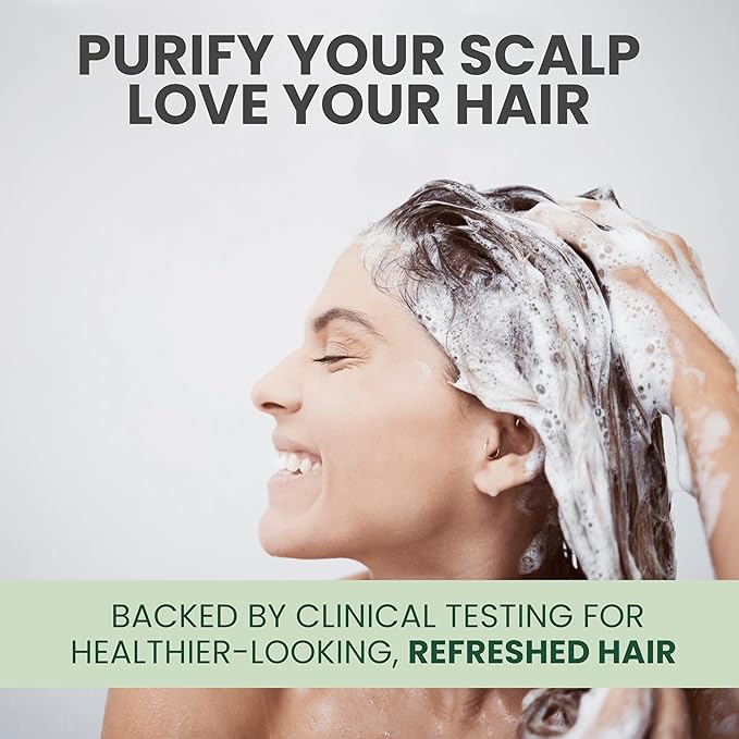 Tea Tree Oil Shampoo MaxTherapy, Itchy Scalp Relief, Refreshes & Cleanses Dandruff & Buildup, Clarifying for Oily Hair, Women & Men, 16 fl oz