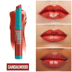 MAYBELLINE Green Edition Balmy Lip Blush, Formulated With Mango Oil, Sandalwood, Brick Red, 1 Count (Pack of 2)