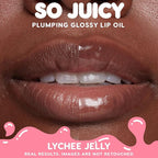 ColourPop So Juicy Plumping Glossy Lip Oil - Hydrating & Plumping Lip Oil with a Sheer Wash of Non-Sticky Color - Infused with Peptides, Ceramides & Ginger - Beverly Drive (0.29)