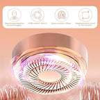 Replacement Heads for Flawless Facial Hair Remover, Gen 2 Replacement Blades Compatible with Finishing Touch Flawless Hair Removal, 18K Gold Painless Razor Head for Women（6 Pack）