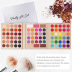 UCANBE Pretty All Set Eyeshadow Palette Holiday Set Pro 86 Colors Makeup Kit Matte Shimmer Eye Shadow Highlighters Contour Blush Powder All In One Valentine's Gift Makeup Pallet