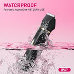 Electric Razors for Women, 5-in-1 Wet/Dry Bikini Trimmer with USB Charge Dock, Deluxe Facial Hair Removal, Wet/Dry Body Shaver for Nose Eyebrows Beard Underarm Leg Arm, IPX7 Waterproof (Black)