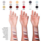 12-Color Death FX Cream Palette, Professional Quick Drying Waterproof SFX Makeup for the Stage, Film, Costumes, Cosplay, Halloween