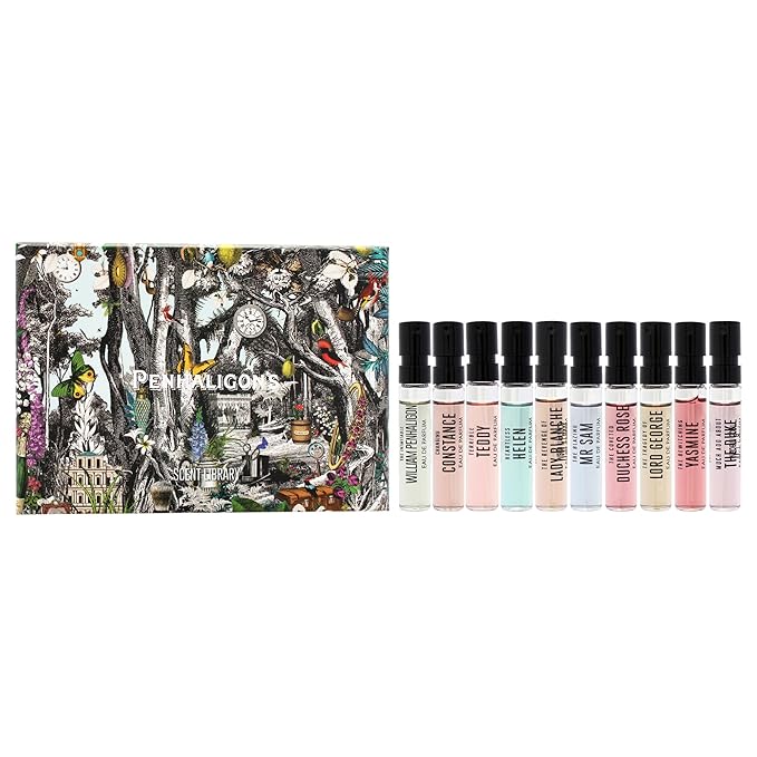 Penhaligon's Portraits Scent Set Perfume for Women and Men - 10 Piece Mini EDP Gift Set