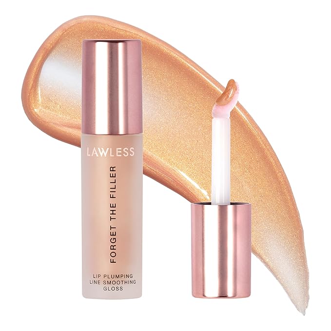 Women's Forget The Filler Lip Plumper Line Gloss, Annie, Pink, 0.11 Fl Oz (Pack of 1)