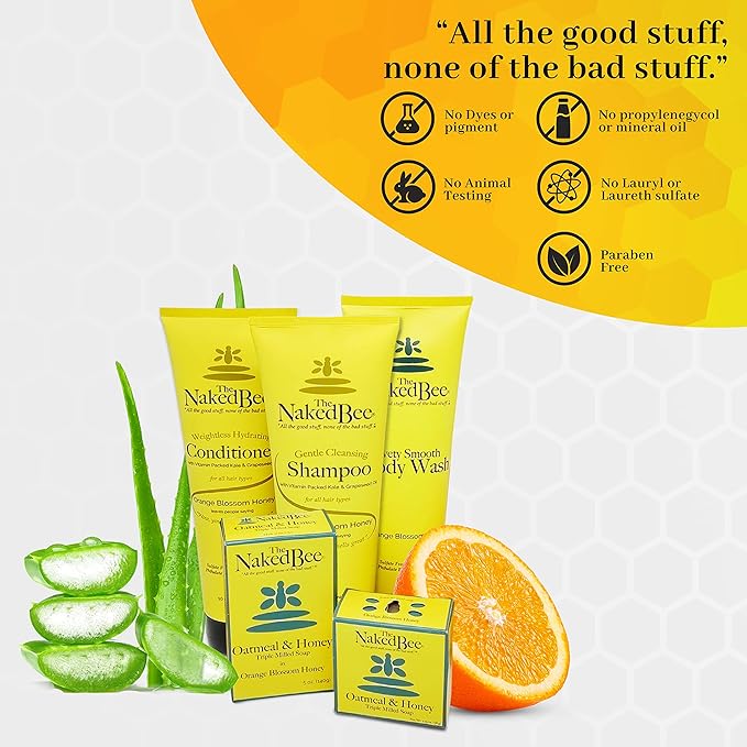 The Naked Bee Lip Balm in oz,