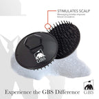 G.B.S Stylish Easy to Hold Hair Scalp Shampoo Brush #100 Scrubber Helps to Remove Dandruff, Promotes Hair Growth Head Massager Brush for Home, Office, Travel, Gym Pack of 6 (3 Black, 3 Red)