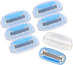 Amazon Basics 5-Blade Razor Refills for Women, 6 Count (Fits Amazon Basics Razor Handles Only) (Previously Solimo) (Pack of 2)