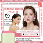 Blush Cream for Cheeks,Face Matte Contour Blush Makeup,Buildable Shimmer Facial Cheek Blusher Shades,Blendable Cosmetic Makeup Blush 01