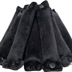 Aimin Hair Heatless Hair Curlers No Heat, Heatless Curls Overnight Blowout Rods, No Heat Hair Curlers To Sleep In, Soft Flexi Rods For Long Hair, Thick Curling Rod Styling Tools(20pcs black)