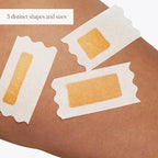 Flamingo Face & Pubic Wax Kit - 44 Wax Strips, 16 Post-Wax Cloths, and Calming Serum - Easy At-Home Hair Removal