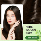 Hair Dye Shampoo 3 in 1 for Gray Hair Coverage,Argan nut Natural Shampoo Hair Dye for Women & Men/Ammonia-Free 500ml(Dark Brown)