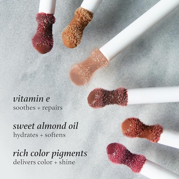 Julep So Plush Hydrating Lip Gloss – High-Shine, Non-Sticky Lip Color - Vitamin E for Soothing & Repair – Cruelty-Free, Moisturizing Gloss – In The Clear