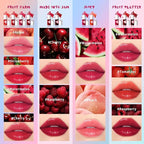 Lip Tint Stain, Long Lasting Korean Lip Stain Set, Non-sticky Waterproof Lightweight Lip and Cheek Tint, Moisturizing High Pigment Water Tint, Matte Finish Lip Tint