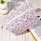 Soidram pink makeup bag floral