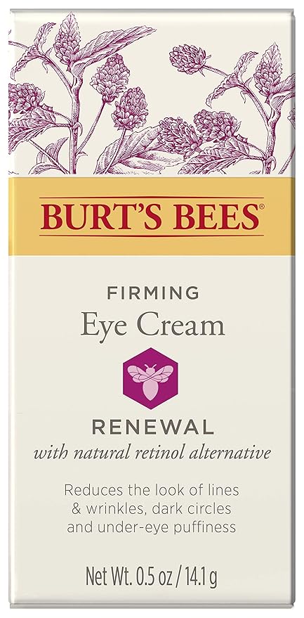 Burt's Bees Renewal Smoothing Eye Cream, Firming Eye Cream, 0.58 Ounce