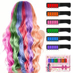 6 Color New Hair Chalk