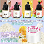 JCOOS Lip Gloss Making Kit, Lip Gloss Set for Teens Lip Kit Fun DIY Lipgloss Making Kit, Diy Lip Balm Kit Make Your Own Lip Gloss Making Kit, Moisturizing Lip Balm Base, Natural Beeswax, Lip Balm