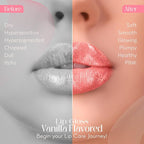 SMONRIS Moisturizing Shiny Lip glosses to Heal Dry Lips for Long Lasting Hydration – High Shine Cruelty Free Non-Sticky Lip Plumper with Vitamin E, Coconut Oil, Hyaluronic acid and Glitter Finish