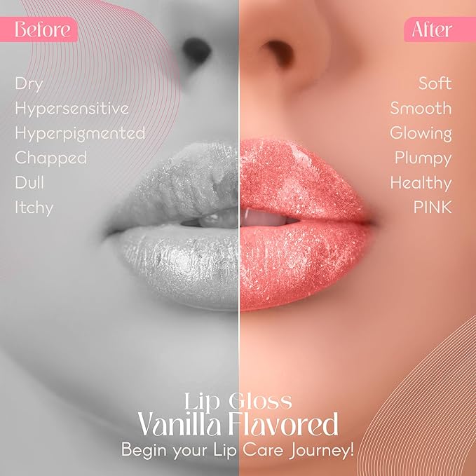 SMONRIS Moisturizing Shiny Lip glosses to Heal Dry Lips for Long Lasting Hydration – High Shine Cruelty Free Non-Sticky Lip Plumper with Vitamin E, Coconut Oil, Hyaluronic acid and Glitter Finish