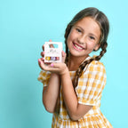 MISS NELLA PIXIE DUST- Peel Off, Odour Free, Water Base & Safe for kids nail polish pack of 3- peach (glitter), lilac & yellow (glitter)