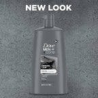 Dove Men+Care Men Shampoo For Healthy-Looking Hair Charcoal + Clay Naturally Derived Plant Based Cleansers 25.4 oz