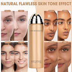 AirBrush Foundation Spray, Silky Mist Foundation Spray Makeup Set with Brush, Full Coverage Foundation for Smooth Radiant Finish, Formula Breathable Lightweight Hydrating | #A06 Pearl