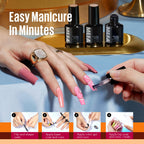 MEFA Fall Gel Nail Polish Set, 32 Colors Burgundy Red Gel Polish Set Champagne Gold Glitter Nail Polish Soak Off Dark Red Purple Shimmer Nude Brown Gel Nail Gifts for Women Girl DIY Salon