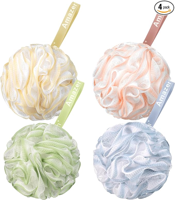 Amazerbath loofah sponge 60g/piece, exfoliating