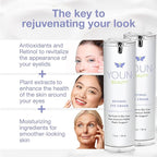 YOUN Beauty Retinol Eye Cream by Holistic Plastic Surgeon Dr. Anthony Youn – Paraben-Free Night Eye Cream with 1% Retinol and Hyaluronic Acid – Under Eye Cream for Hydration and Skin Firming, 1 Fl Oz